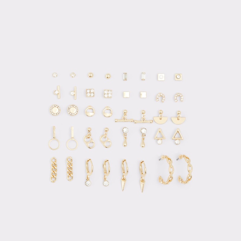 Gold-Clear Multi Last Chance Agryldan Earrings Fashion Aldo