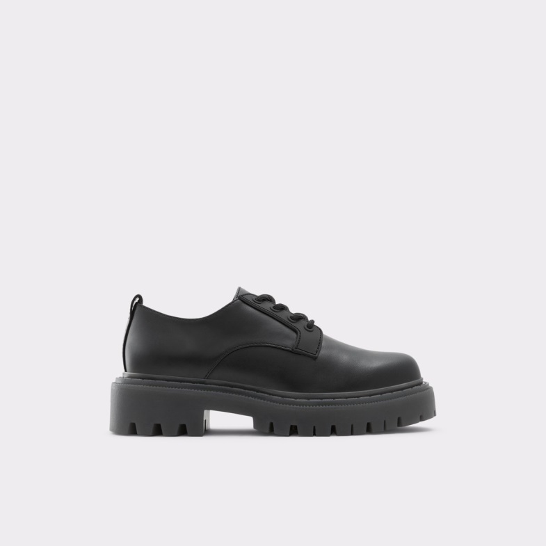 Aldo Fashion Low Stock Alexisse Oxford Shoe Lug Sole Black