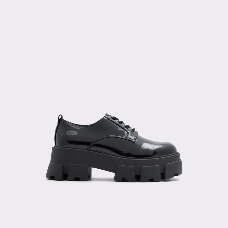 Black Fashion Aldo Bigbang Oxford Shoe Lug Sole