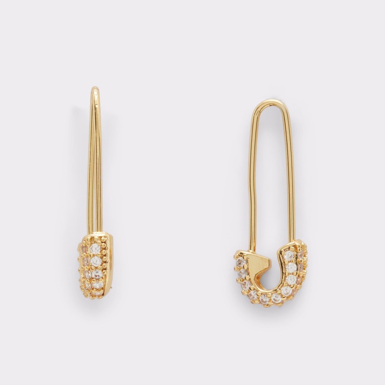 Aldo Fashion New Arrival Bottger Earrings Gold-Clear Multi