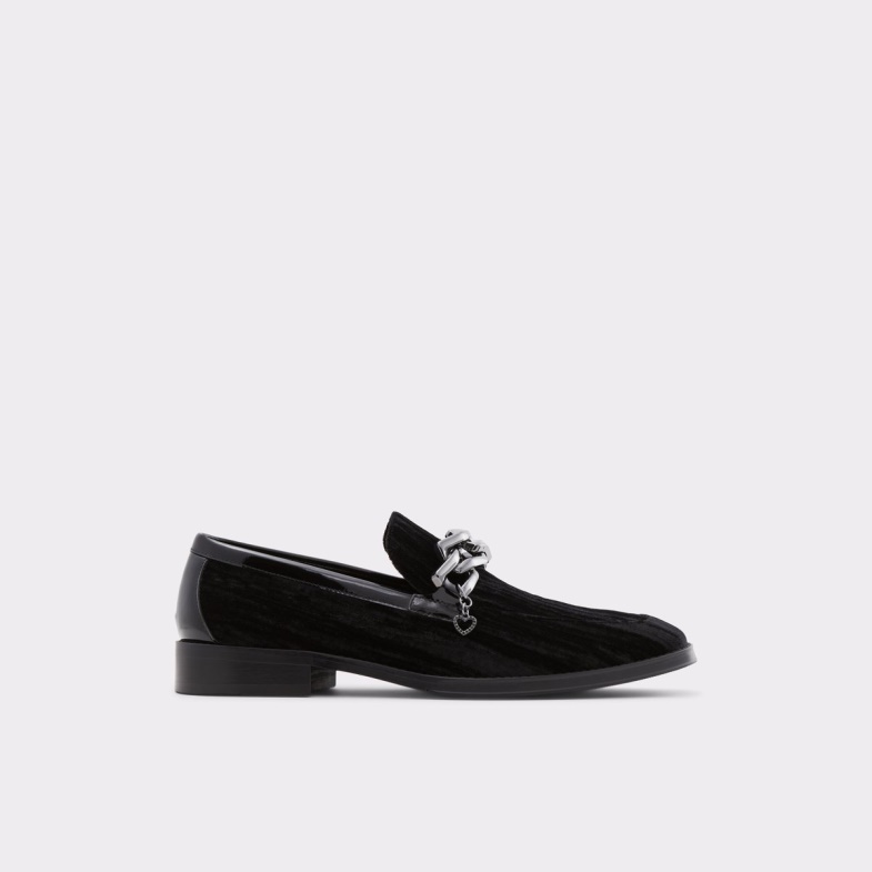Aldo Fashion Celebrio Black Textile Velvet