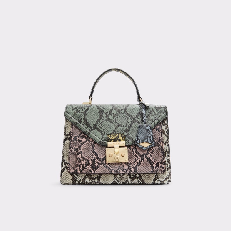 Aldo Fashion Clairleiaa Top Handle Bag Pastel Multi