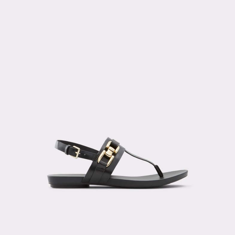 Black Fashion Aldo Gannamaryn T-Strap Sandal