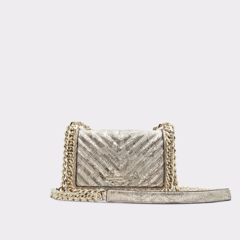 Aldo Minigreenx Crossbody Bag Gold Fashion