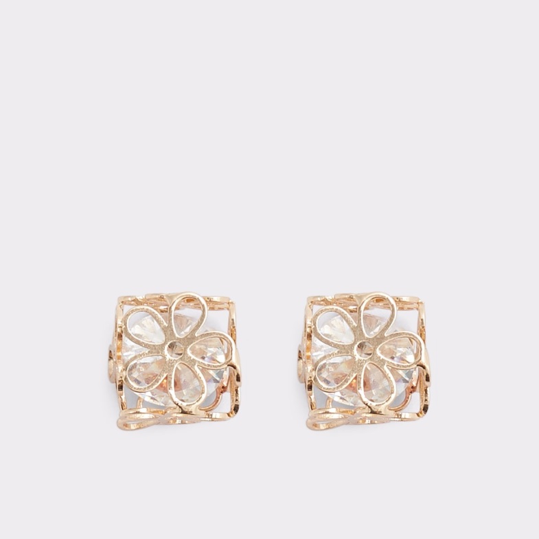 Aldo Last Chance Schuma Earrings Gold-Clear Multi Fashion