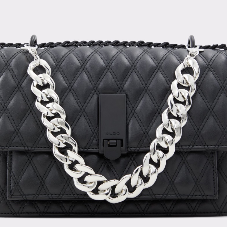 Aldo Fashion Sevaniel Handbag Chain Silver