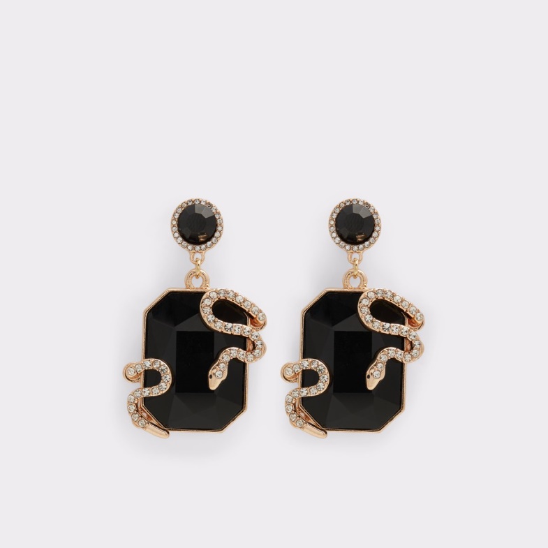 Aldo Black-Gold Multi Fashion New Arrival Uleawen Earrings