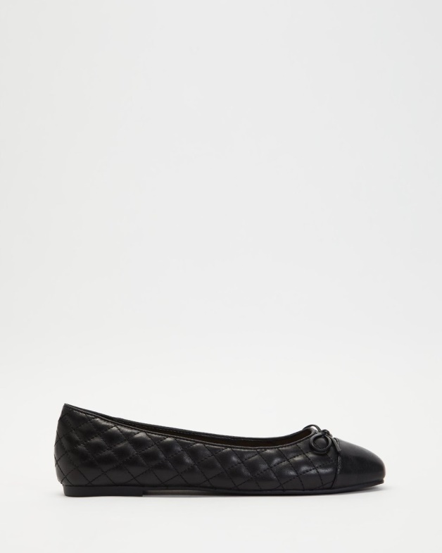 Aldo Fashion Black Braylynn Quilted Ballet Flats