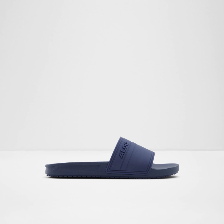 Aldo Dinmore Flat Sandals Blue Fashion