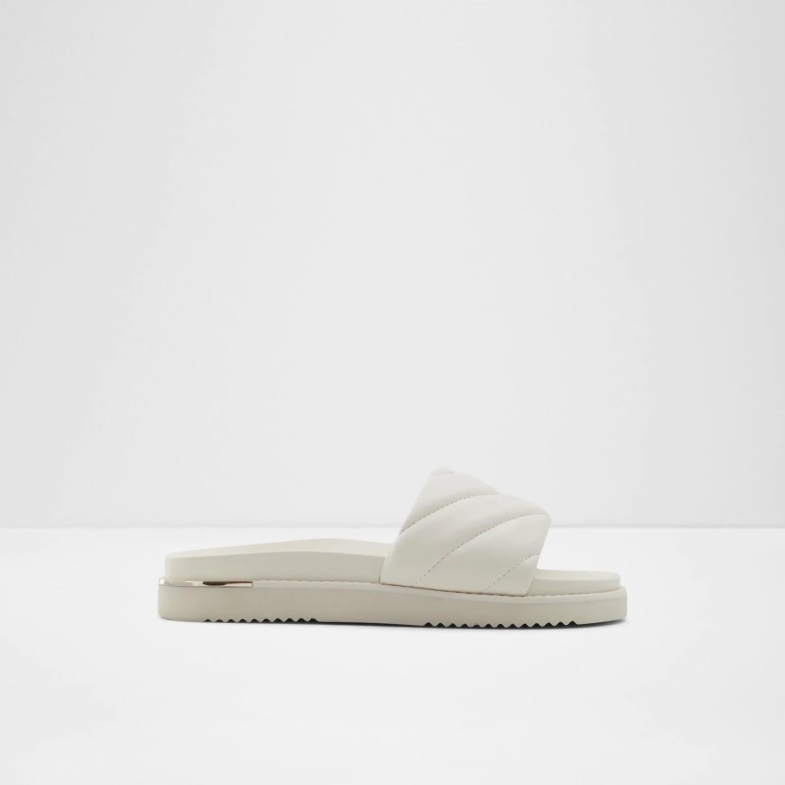 Aldo Fashion White Acaswen Flat Sandals