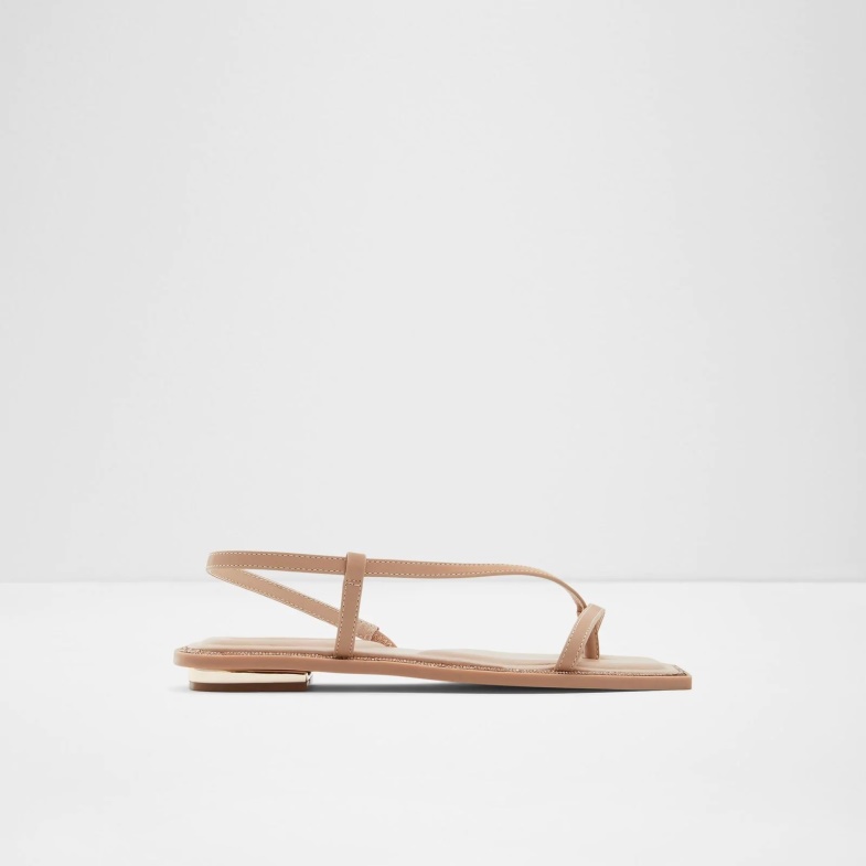Amalle Flat Sandals Fashion Aldo Beige