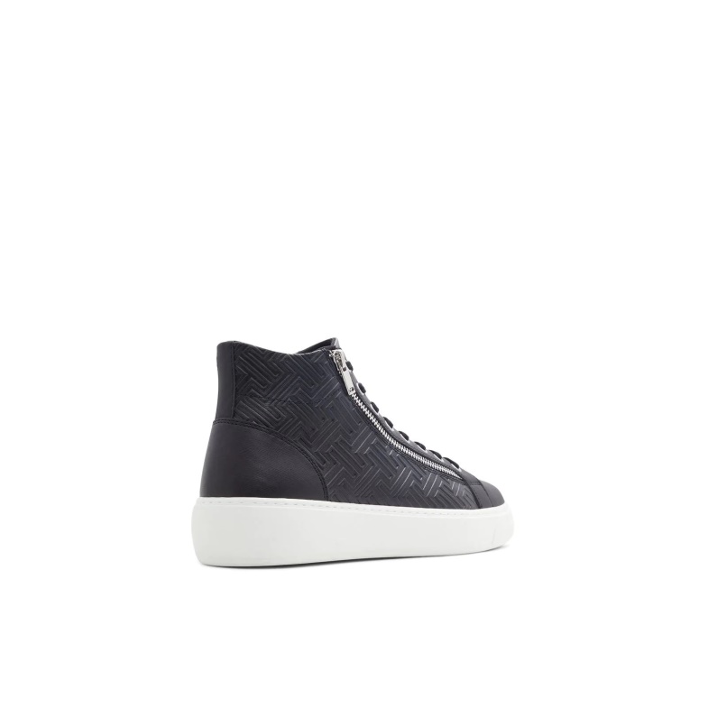 Black Alpha High Top Sneakers Lace Up Aldo Fashion