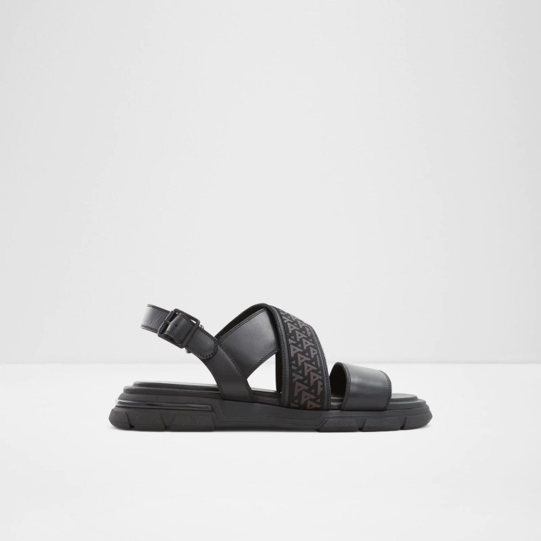 Black Fashion Aldo Boane Flat Sandals
