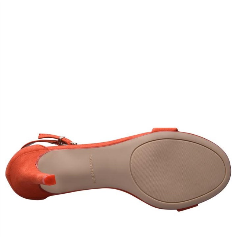 Aldo Ahlberg Heeled Sandals Ladies Aldo Fashion Bright Orange