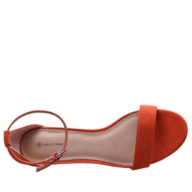 Aldo Ahlberg Heeled Sandals Ladies Aldo Fashion Bright Orange