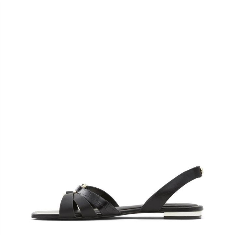 Aldo Black Fashion Aldo Marassi Flat Sandals