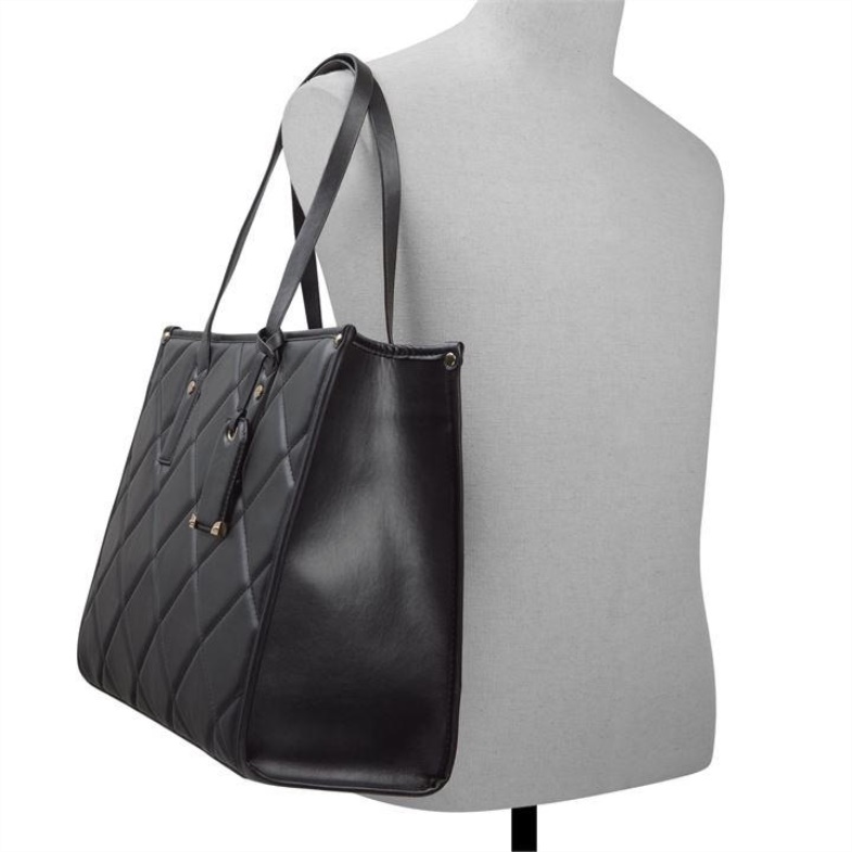 Aldo Parpag Tote Bag Jet Black Aldo Fashion