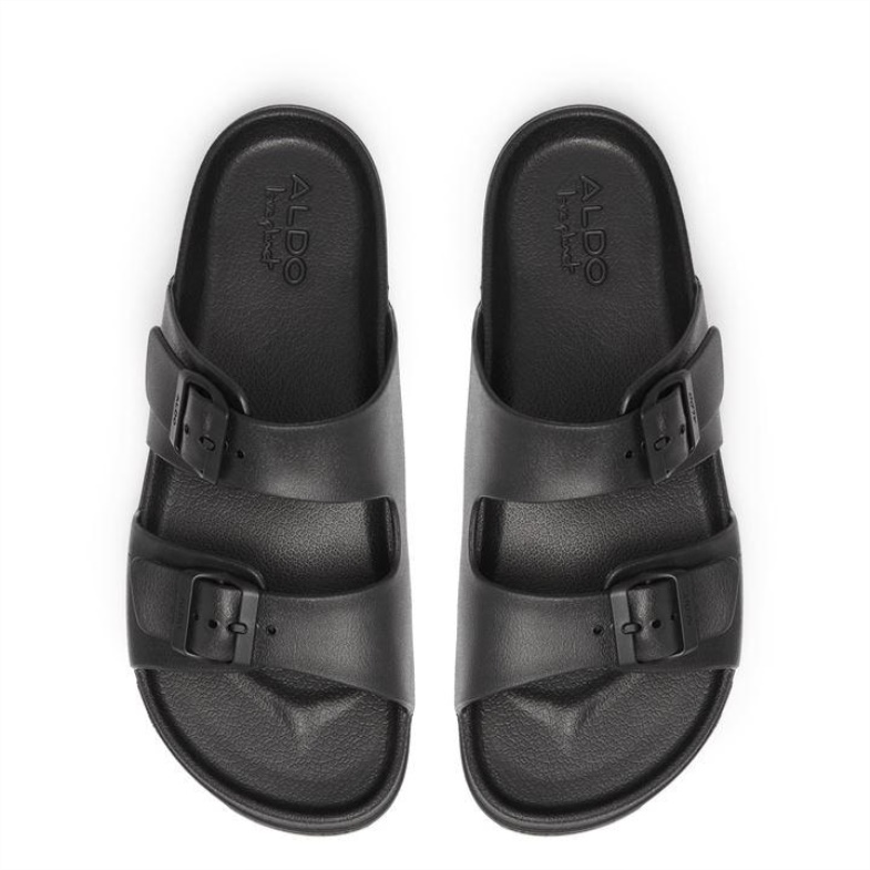 Fashion Aldo Aldo Hideo Flat Sandals Black