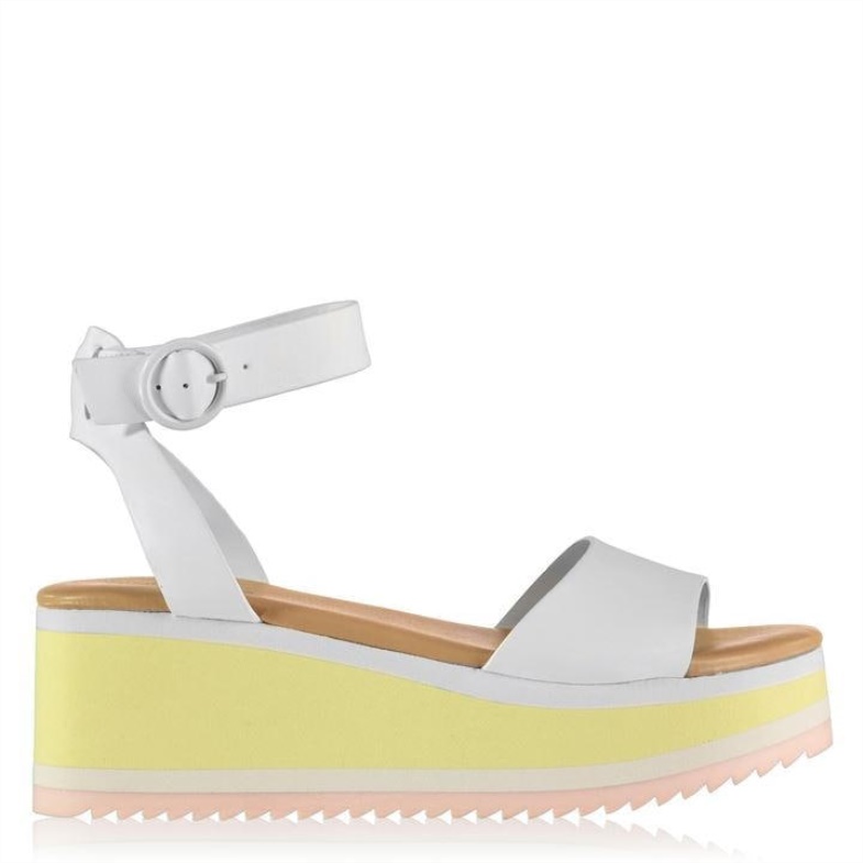 Fashion White Aldo Aldo Sariana Flat Sandals Ladies