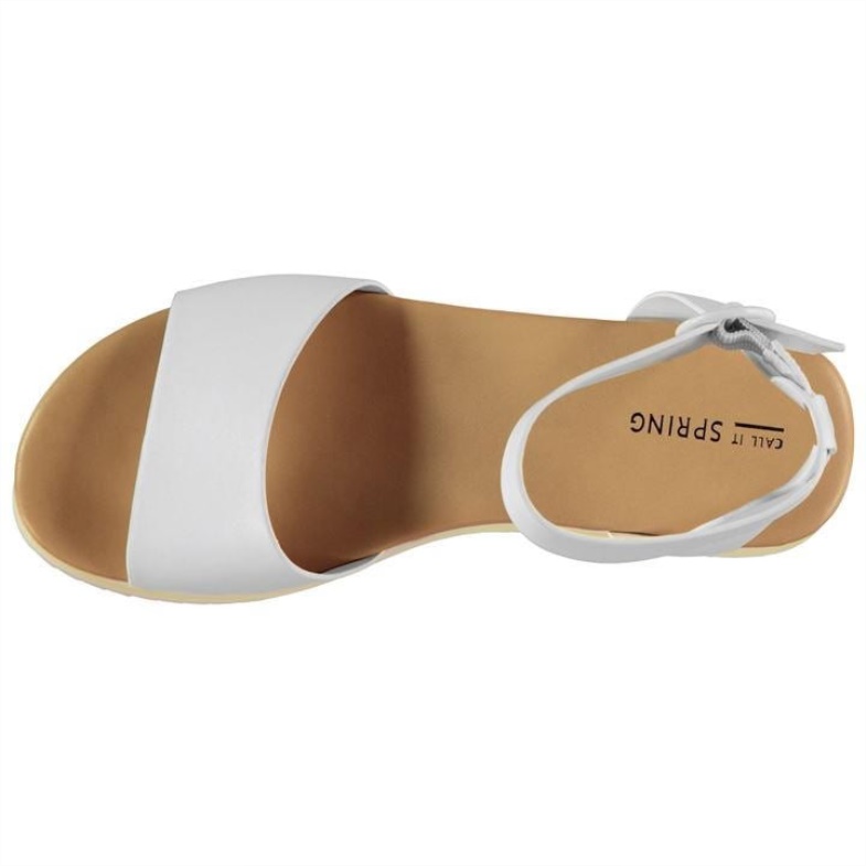 Fashion White Aldo Aldo Sariana Flat Sandals Ladies