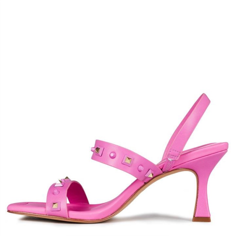 Med Pink Aldo Louella Heeled Sandals Aldo Fashion