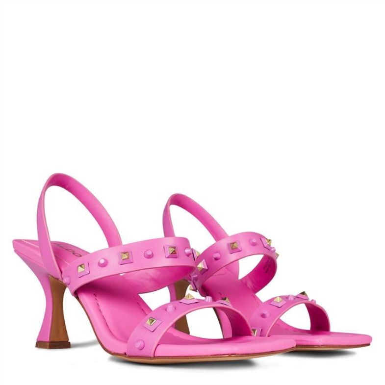 Med Pink Aldo Louella Heeled Sandals Aldo Fashion