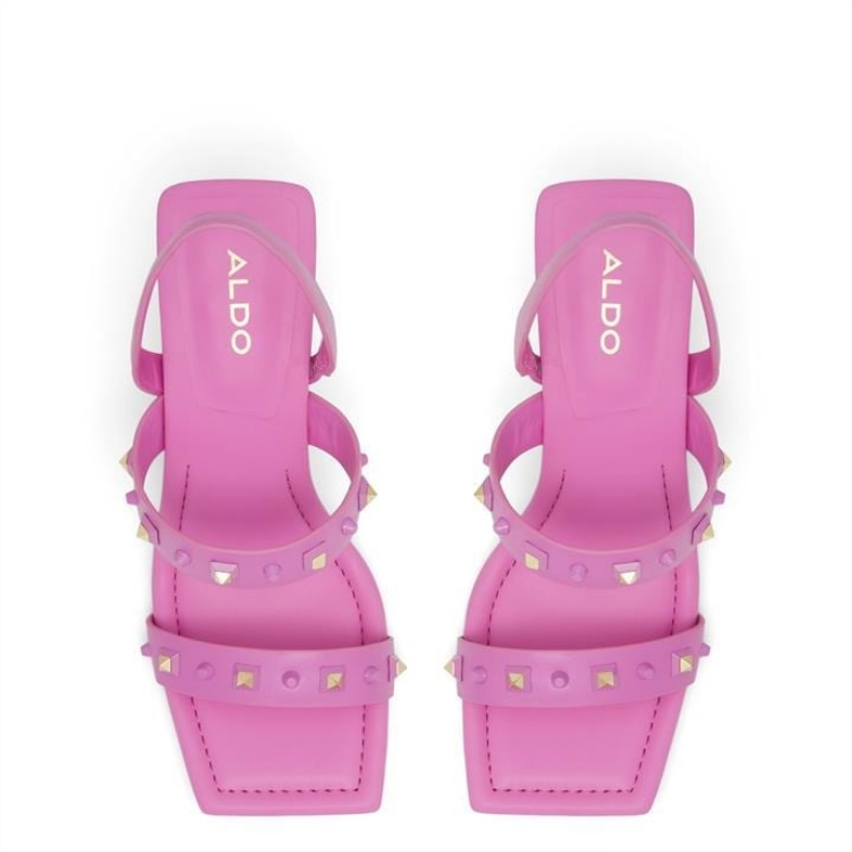 Med Pink Aldo Louella Heeled Sandals Aldo Fashion