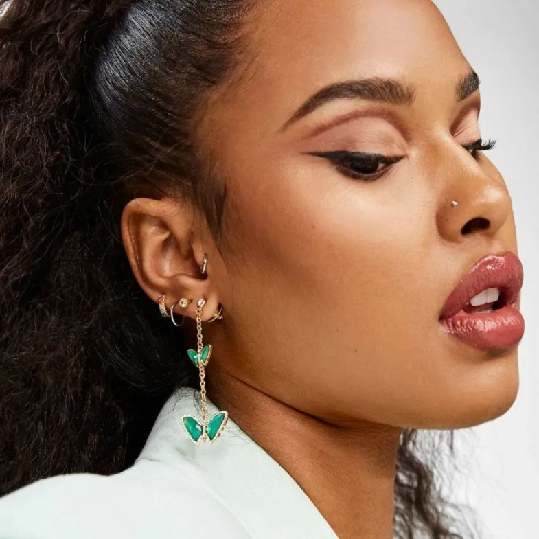 Alerelia Women's Accessories Earrings Aldo Fashion Medium-Green