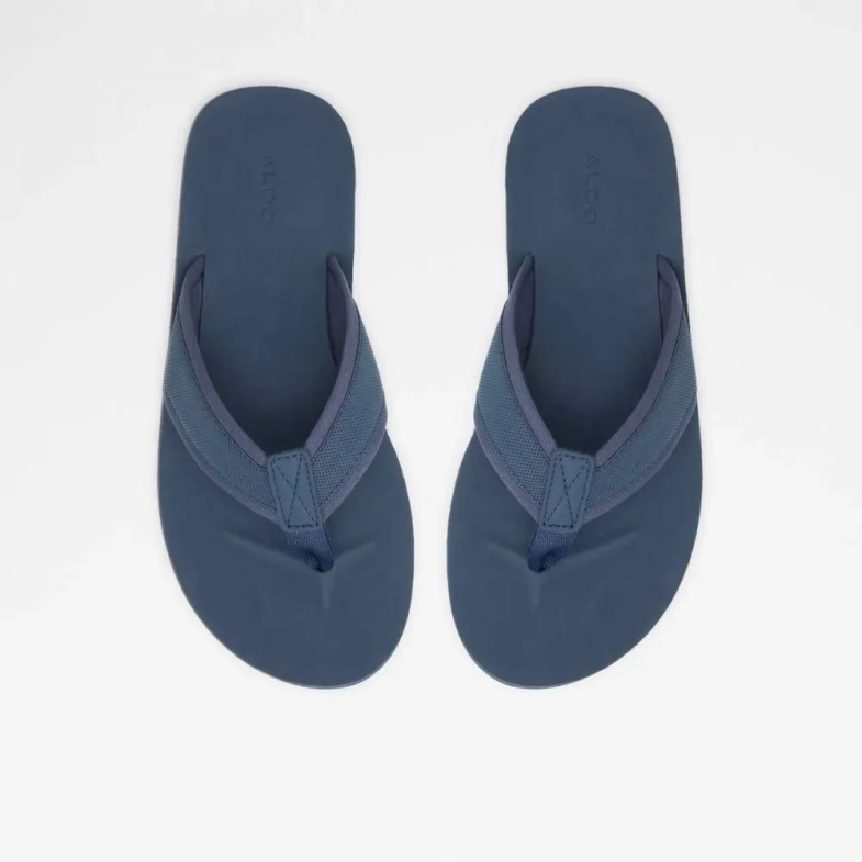Aldo Fashion Orest Men's Slip-On Thong Sandal Navy