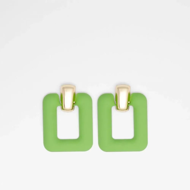 Aldo Fashion Thigoni Women's Accessories Earrings Bright Green