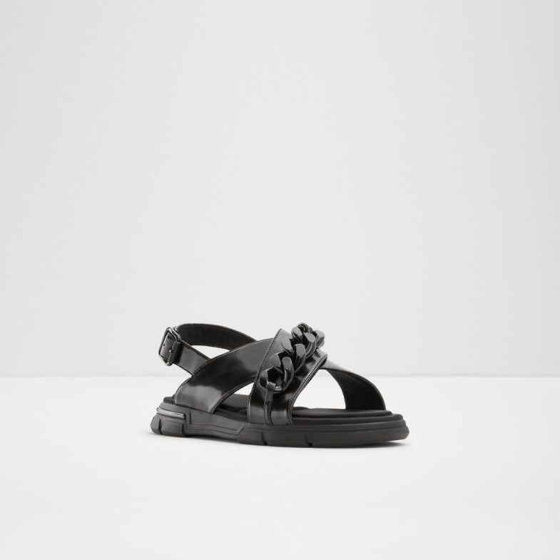 Aldo Fashion Black Strappalx