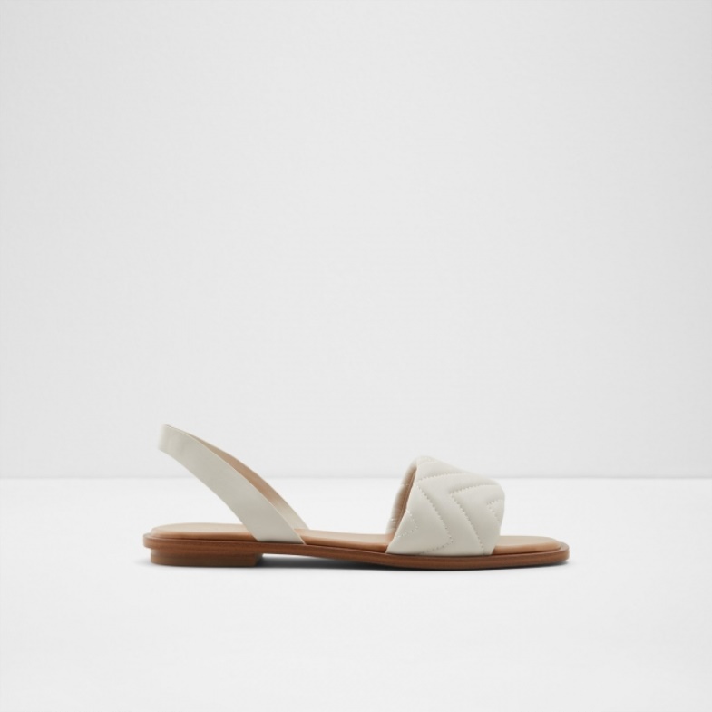 Aldo Fashion Grirawiaflex Flat Sandals White