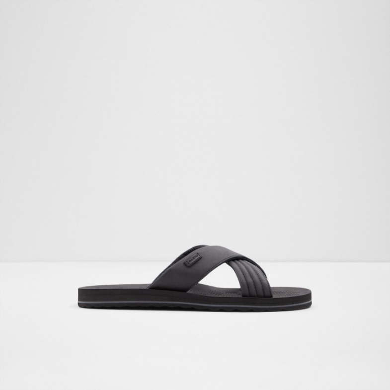 Black Inderpaul Flat Sandals Aldo Fashion